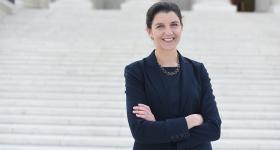 GW Law alumna Whitney Hermandorfer is President Trump's first judicial nominee in his second term.